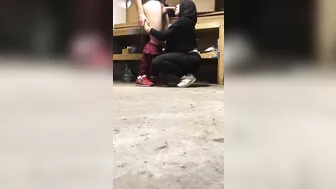 Dressed Saudi slut in hijab pleases her boyfriend with XXX blowjob