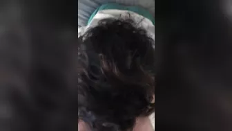 Adorable pregnant mom shows her XXX tits and blows Turkish hubby