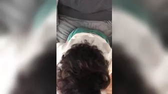 Adorable pregnant mom shows her XXX tits and blows Turkish hubby