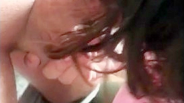 Teen Muslim slut with big tits blows XXX cock for money in POV video