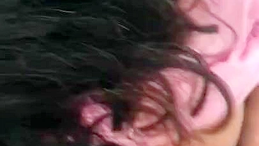 Teen Muslim slut with big tits blows XXX cock for money in POV video