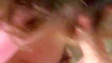 Teen Muslim slut with big tits blows XXX cock for money in POV video