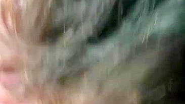 Teen Muslim slut with big tits blows XXX cock for money in POV video