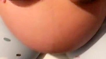 Amateur Turkish mom teases with her sexy pregnancy and XXX boobs