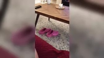 Horny Iraqi bitch shows her hairy XXX twat and plays with it in POV