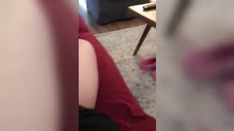 Horny Iraqi bitch shows her hairy XXX twat and plays with it in POV