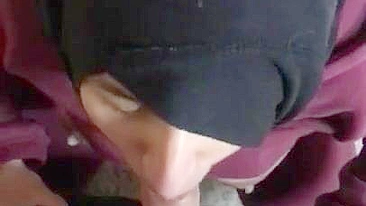 Dressed Arabic XXX mom in hijab pleases the man with deepthroating