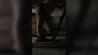 Fat Iranian mom gets her XXX asshole drilled hard in the basement