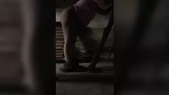 Fat Iranian mom gets her XXX asshole drilled hard in the basement