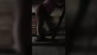 Fat Iranian mom gets her XXX asshole drilled hard in the basement