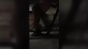 Fat Iranian mom gets her XXX asshole drilled hard in the basement