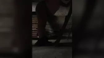 Fat Iranian mom gets her XXX asshole drilled hard in the basement