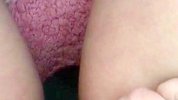 POV video of lustful Iranian mom teasing her XXX pussy in the toilet
