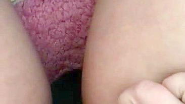 POV video of lustful Iranian mom teasing her XXX pussy in the toilet