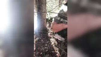 Filthy Arabic XXX gal in hijab takes pants off to pee in the forest Filthy Arabic XXX gal in hijab takes pants off to pee in the forest