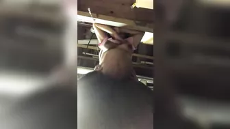 Arab pregnant wife gets anal XXX creampie from hubby in doggy style