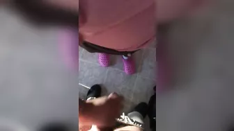 Lebanese girl shows the old dude big XXX boobs and strokes his cock Lebanese girl shows the old dude big XXX boobs and strokes his cock