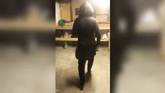 Muslim XXX chick demonstrates her thick yummy ass for the camera