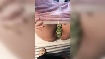 Dressed Iranian XXX mom pulls panties aside to take man's dick deep