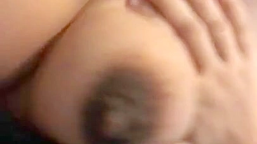 Pregnant Iranian wife shakes her big XXX breasts for homemade porn