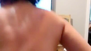 Sex-addicted Arabic mom rides her hubby's XXX dick in amateur clip