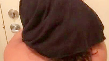 Fat Muslim mom gets hardcore XXX pussyfuck from husband in POV clip