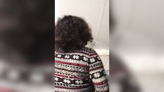 Homemade Egyptian porn of adorable XXX mom spreading big ass cheeks