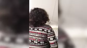 Homemade Egyptian porn of adorable XXX mom spreading big ass cheeks