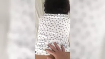 Iranian mom with bubble XXX booty takes lover's dick into the ass