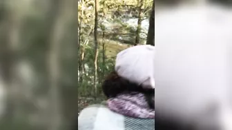 Outdoor anal XXX session of sexy Turkish babe and her horny man