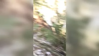 Outdoor anal XXX session of sexy Turkish babe and her horny man