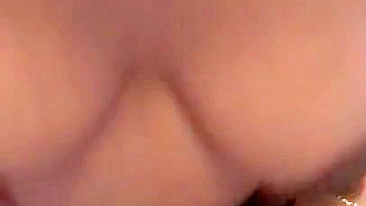 Busty pregnant Arab mom with big XXX boobs pees and makes hubby horny