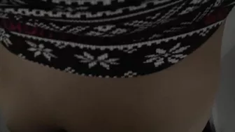 Horny male sticks XXX cock into ass of Tunisian GF in the restroom