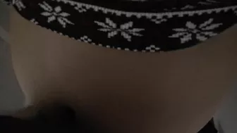 Horny male sticks XXX cock into ass of Tunisian GF in the restroom