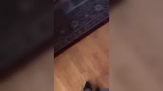 Syrian XXX mom reveals her sexy feet in shoes and teases her man