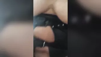 Amateur Syrian hottie shows XXX tits and twat when sucking dildo