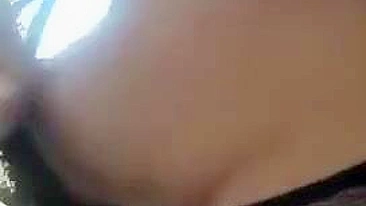 Amateur Syrian hottie shows XXX tits and twat when sucking dildo