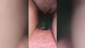 Kinky Arab mom shows and plays with her cute hairy XXX twat in the toilet