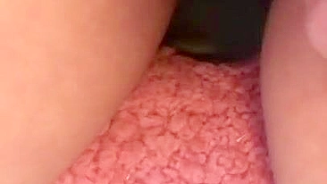Kinky Arab mom shows and plays with her cute hairy XXX twat in the toilet