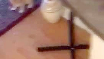 Strict Arabic mistress spanking and smashing dildos for XXX video