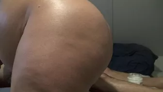 Arabic BBW with huge ass massages and strokes dude's XXX phallus