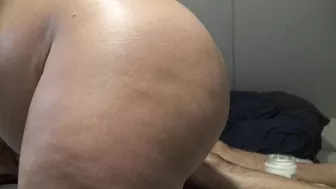 Arabic BBW with huge ass massages and strokes dude's XXX phallus