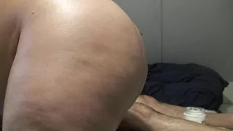 Arabic BBW with huge ass massages and strokes dude's XXX phallus