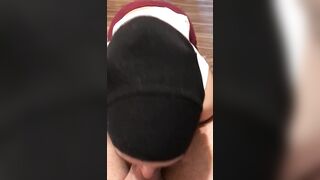 Cute Arabic stepsister in hijab impresses her bro with XXX blowjob