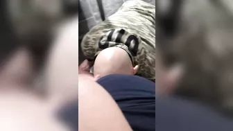 Obedient hubby licks his Muslim XXX wife's pussy for amateur video