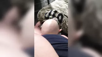 Obedient hubby licks his Muslim XXX wife's pussy for amateur video