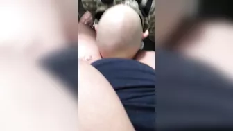 Obedient hubby licks his Muslim XXX wife's pussy for amateur video