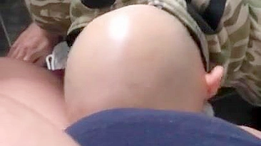 Obedient hubby licks his Muslim XXX wife's pussy for amateur video