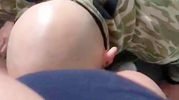 Obedient hubby licks his Muslim XXX wife's pussy for amateur video