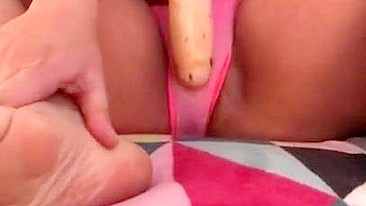 Elated Egyptian wench needs sex and she plays with big XXX dildo